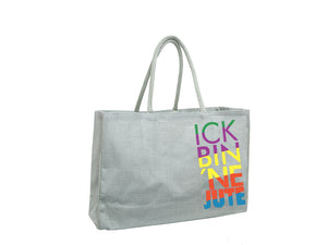 Jute Shopper "ICK BIN ´NE JUTE" all fits in